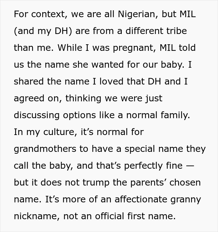 Nigerian family clash over baby&rsquo;s name as mother-in-law demands cultural honor while new mom defends her heritage.