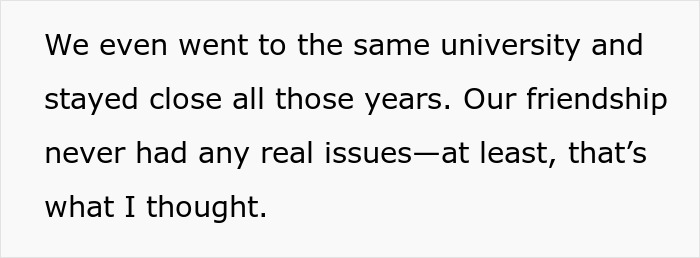 Text showing a guy reflecting on a longtime friendship and failing an unexpected loyalty test.