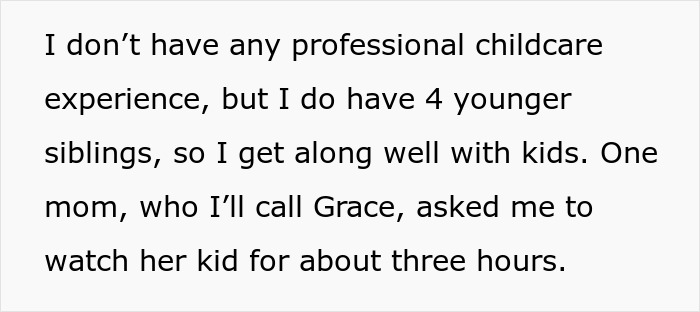 Teen sitter hired to watch an independent child arrives and finds a nonverbal, bedridden boy needing care.