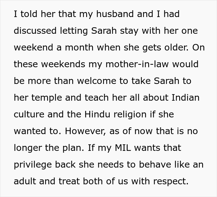 Text excerpt discussing an Indian grandmother's role in teaching culture and demanding respect in family matters.