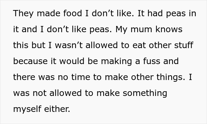 Man picks at his food during dinner with mom’s boss, feeling frustrated about the meal options and rules. Man picks at his food during dinner with mom’s boss, feeling frustrated about the meal options and rules.