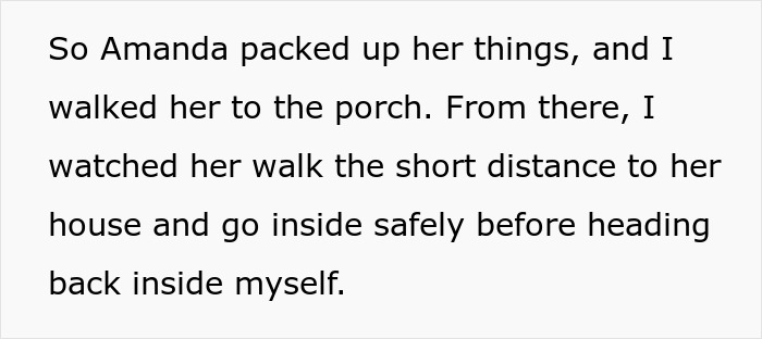 Woman walking daughter and friend home on a quiet street during a sunny afternoon stroll together.