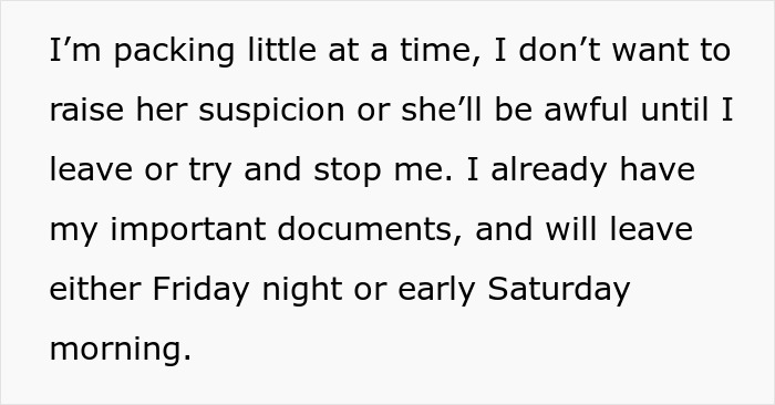 Text excerpt about packing and leaving early, highlighting mom’s impact on kids’ birthdays during holidays relationship issues. Text excerpt about packing and leaving early, highlighting mom’s impact on kids’ birthdays during holidays relationship issues.