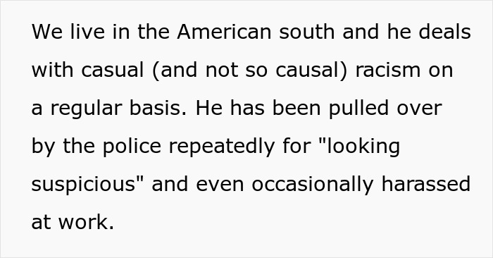 Text about dealing with casual racism and police harassment, related to Indian grandmother demanding DNA test.