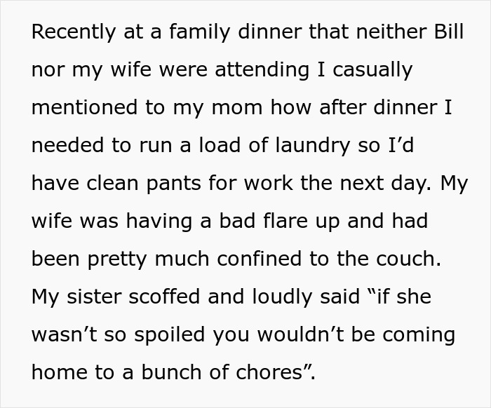 Alt text: Man's affection for sick wife causes family tension as sister criticizes husband&rsquo;s support and care.