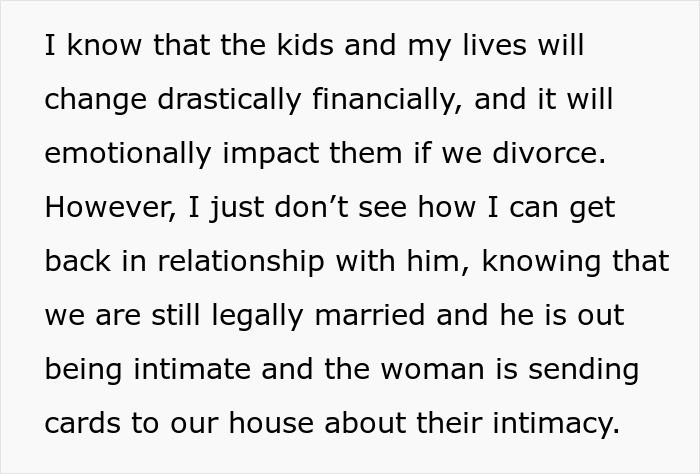 Text discussing the emotional impact and challenges of being single but not divorced while managing relationships.