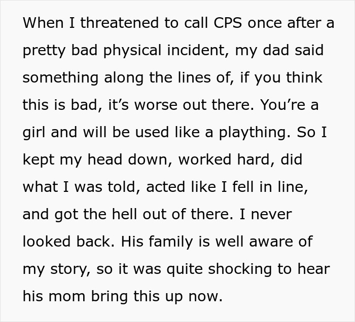 Text excerpt about a woman excluded from a family holiday, reflecting tension with sick daughter-in-law snapping back. Text excerpt about a woman excluded from a family holiday, reflecting tension with sick daughter-in-law snapping back.