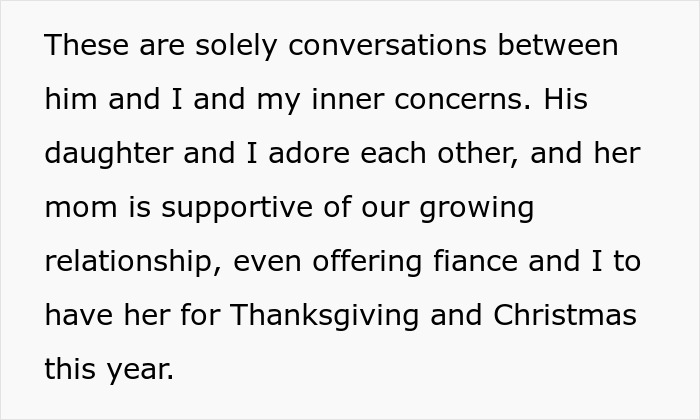 Text excerpt discussing a foodie woman’s concerns about a future with buttered noodles and relationship challenges involving his kid. Text excerpt discussing a foodie woman’s concerns about a future with buttered noodles and relationship challenges involving his kid.