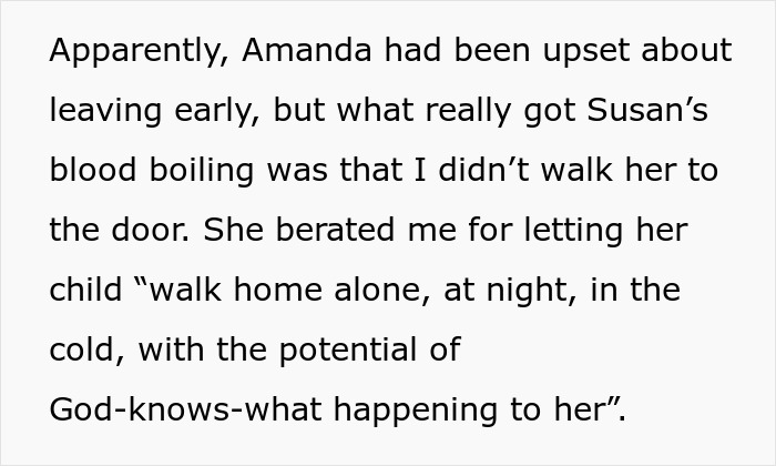 Woman and daughter walk home together at night, highlighting friendship and care on a cold evening.