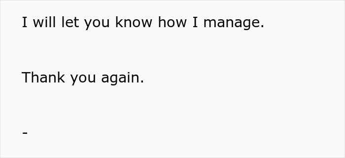 Text message reading I will let you know how I manage, related to mom affair college money dad issues.