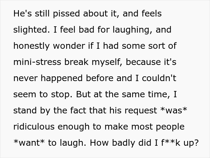 Teen breaks new chair one day after getting it and asks dad to replace it in a fair request conversation.