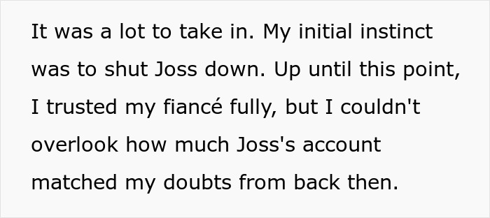 Text excerpt showing a bride breaking no dating rule during break, groom shocked as MOH claims cheating allegations. Text excerpt showing a bride breaking no dating rule during break, groom shocked as MOH claims cheating allegations.