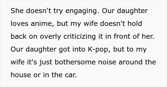 Alt text: Man feels hurt as wife ignores 10-year-old daughter and prioritizes work over family, causing single parent feelings.
