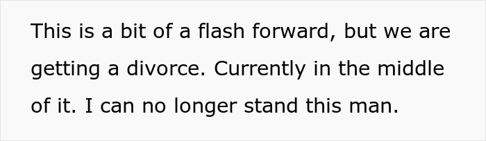 Text excerpt discussing divorce and relationship issues from a man treating wife like his servant scenario.