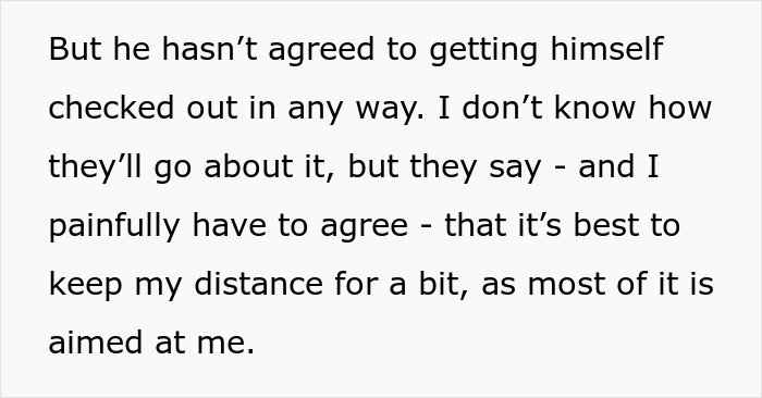 Text excerpt about a woman&rsquo;s obsession with pregnancy symptoms revealing a life-threatening condition.