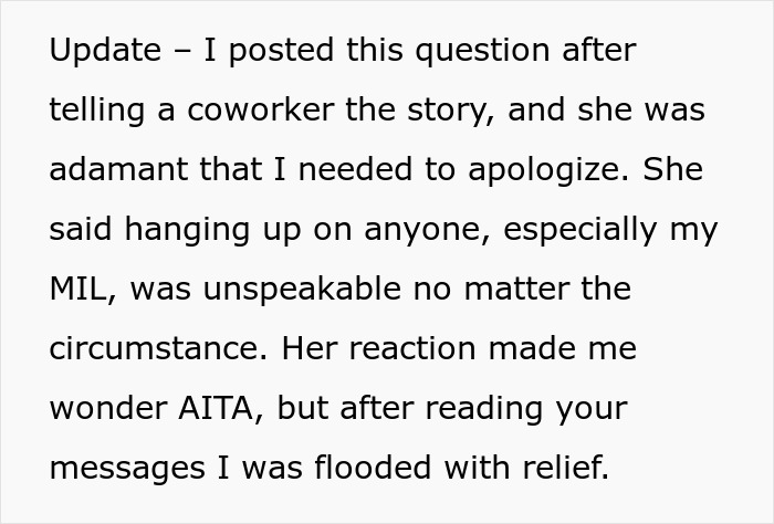 Text excerpt from a story about a woman purposely excluding her sick daughter-in-law from family holiday and the fallout. Text excerpt from a story about a woman purposely excluding her sick daughter-in-law from family holiday and the fallout.