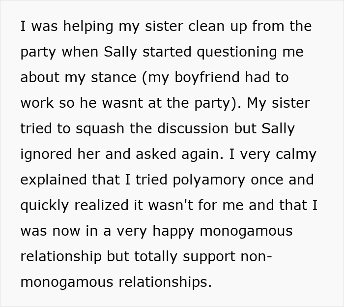 Polyamorous woman makes a pass at taken guy and causes a fuss when his girlfriend confronts her.