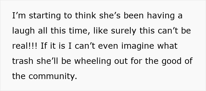 Text about lady gifting broken stuff to friend and causing disagreement over being green and eco-friendly choices.