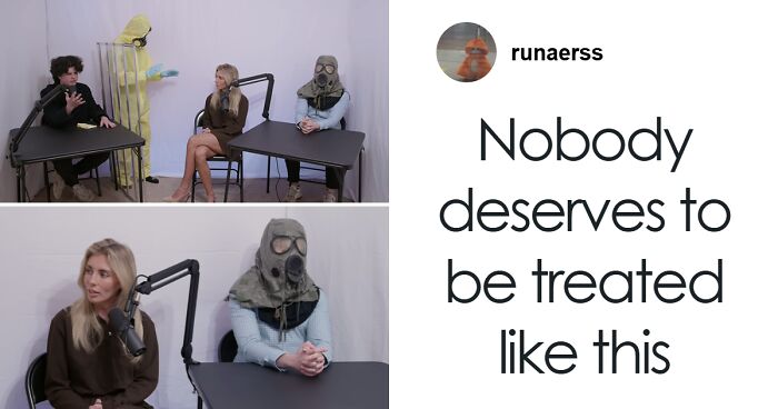 YouTuber Wears Hazmat Suit To Interview Bonnie Blue, Drawing Accusations Of Humiliation