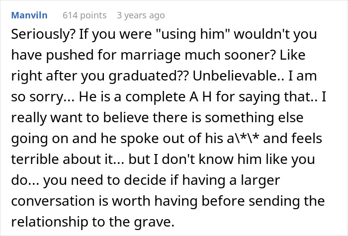 Comment discussing a woman leaving the US to start a new life in France after her boyfriend couldn&rsquo;t handle her success.