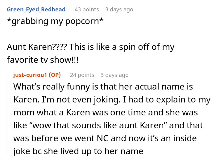 Screenshot of a Reddit thread discussing a bride mad cousin dress wedding situation with humorous user comments.