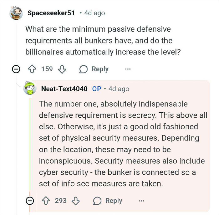 Reddit Q&A about bunker security features and secrecy from the person who builds bunkers for billionaires.