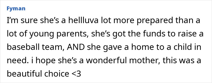 Comment praising Millie Bobby Brown’s readiness and support after adopting a baby at 21 amidst criticism. Comment praising Millie Bobby Brown’s readiness and support after adopting a baby at 21 amidst criticism.