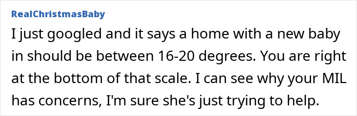 MIL Complains Couple's House Is Too Cold For Newborn, Stubborn DIL Gets Reality Check From Netizens 