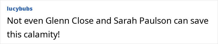 Comment on All's Fair premiere with Kim Kardashian saying not even Glenn Close and Sarah Paulson can save this calamity.