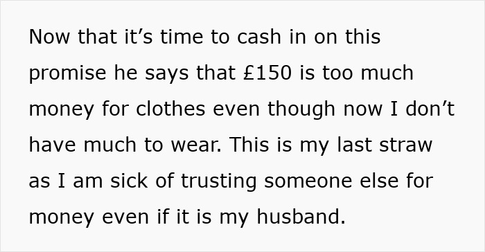 ALT text: Frustrated woman sick of asking husband for money and struggling with trust and financial support.