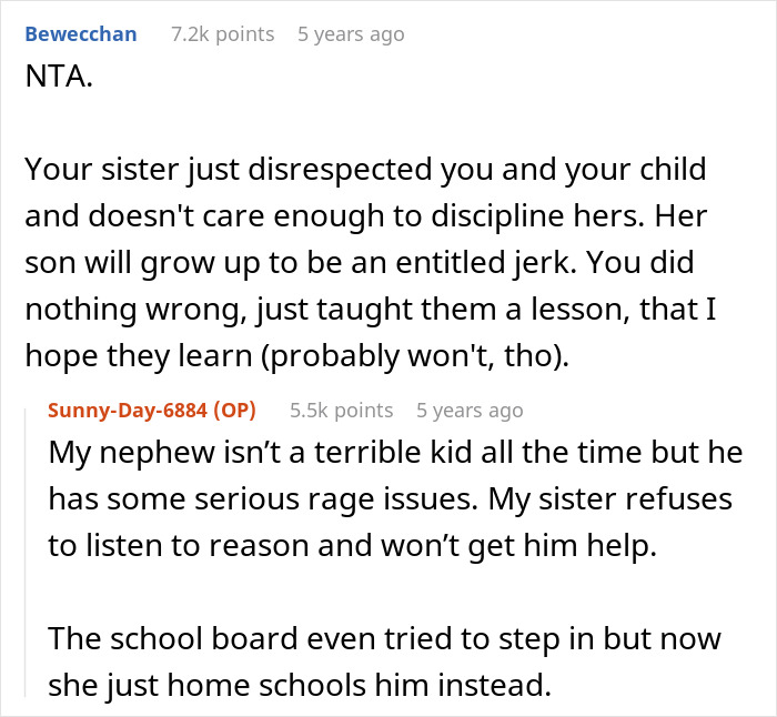 Reddit discussion about woman took back nephew&rsquo;s Christmas gift due to his serious behavior and family conflicts.