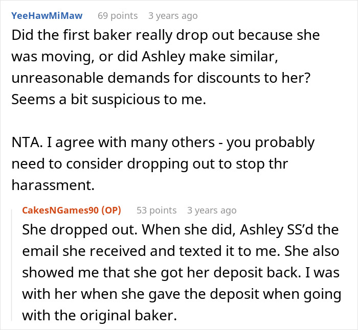 Online discussion about bride wanting to upgrade honeymoon at bridesmaid&rsquo;s expense and facing backlash comments