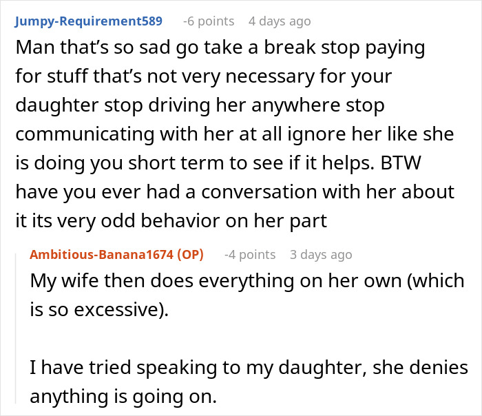 Reddit user shares advice on handling teen&rsquo;s rude attitude and considering family issues after 5 years of struggle.