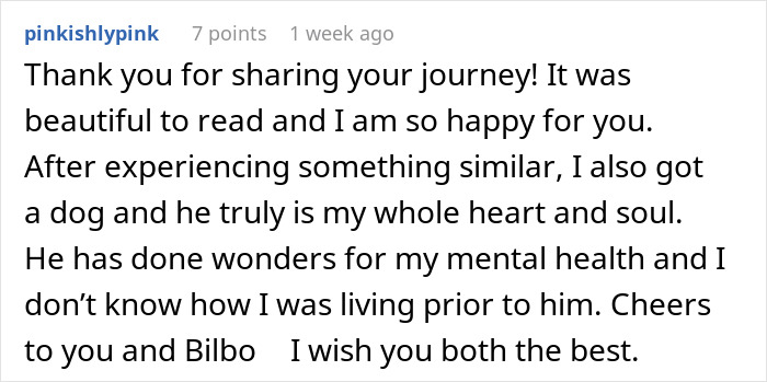 Comment expressing gratitude for an inspiring woman’s update after leaving her cheating husband and finding healing. Comment expressing gratitude for an inspiring woman’s update after leaving her cheating husband and finding healing.