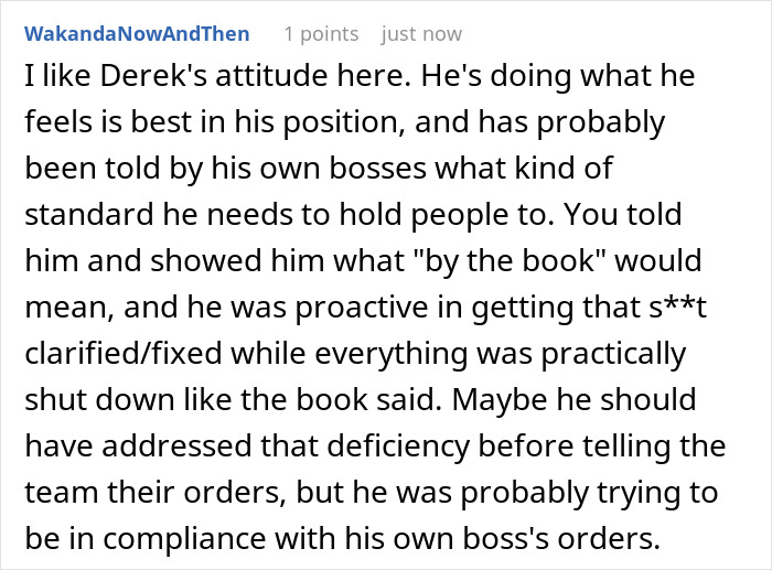 Office worker frustrated as boss insists everything done by the book causing entire office shutdown for a day
