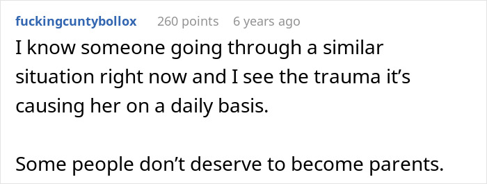 Text post showing a user discussing trauma caused by a toxic ex and dealing with constant threats.