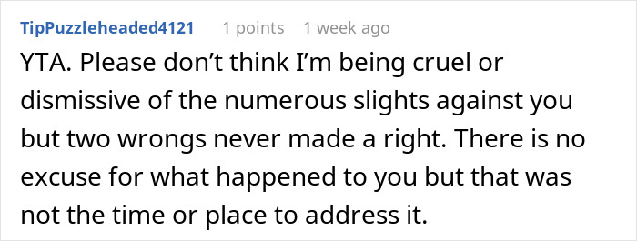Reddit comment giving a reality check to father on his 50th birthday from a teen about having his eyes opened.