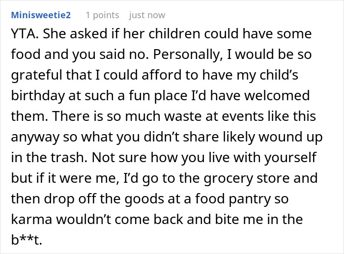 Entitled mother demands food for her children, causing a scene after being denied entrance at a private party. Entitled mother demands food for her children, causing a scene after being denied entrance at a private party.