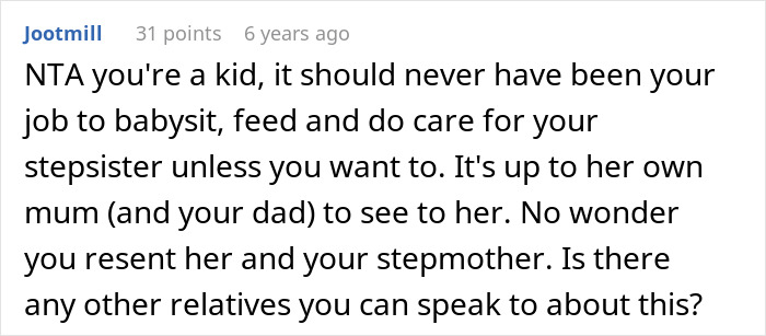 Sad teen refuses to visit special needs stepsister in hospital, expressing frustration over caregiving responsibilities.