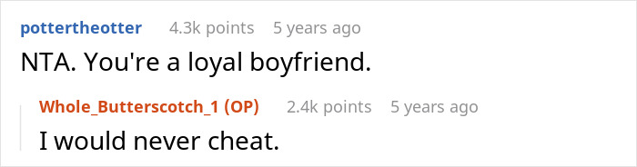 Screenshot of a Reddit conversation about a guy irked that a friend sits on his lap and he learns that she likes him.