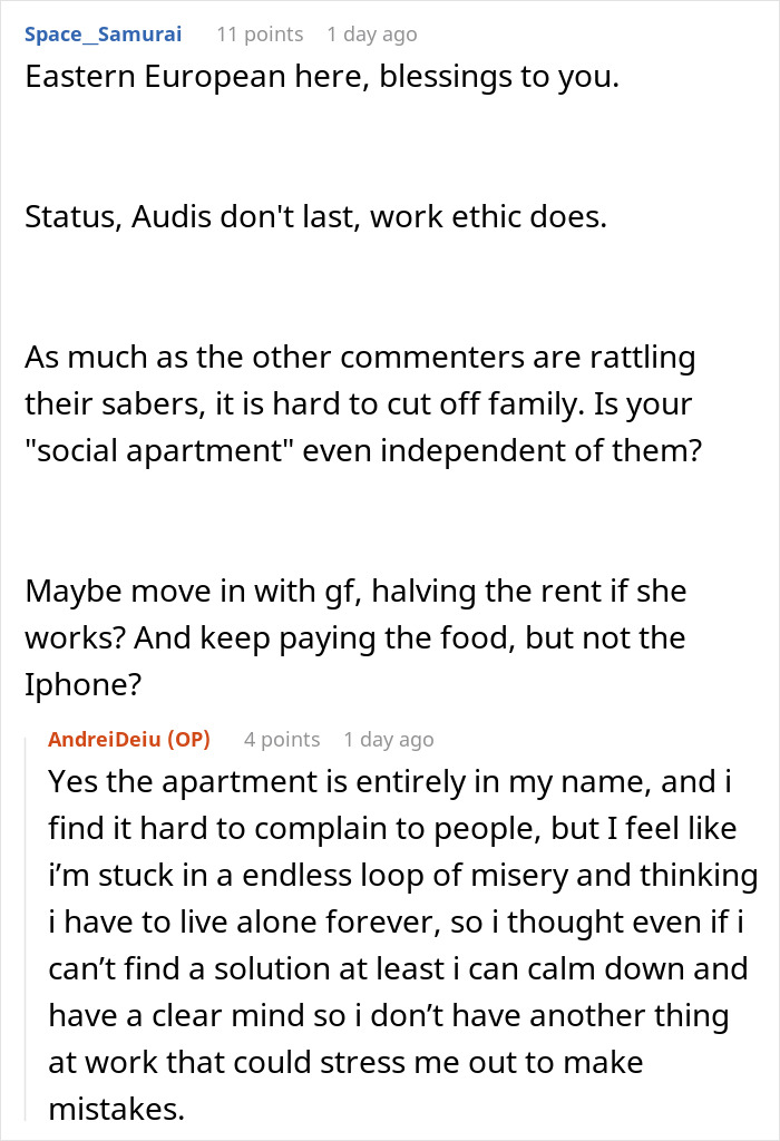 Man Realizes He’s Funding His Family’s Lifestyle After They Can’t Stop Hating On His GF Man Realizes He’s Funding His Family’s Lifestyle After They Can’t Stop Hating On His GF