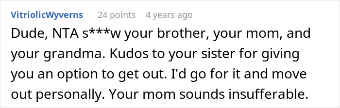 Screenshot of a Reddit comment discussing a mom who hates celebrating kids’ birthdays during holidays causing family conflict. Screenshot of a Reddit comment discussing a mom who hates celebrating kids’ birthdays during holidays causing family conflict.