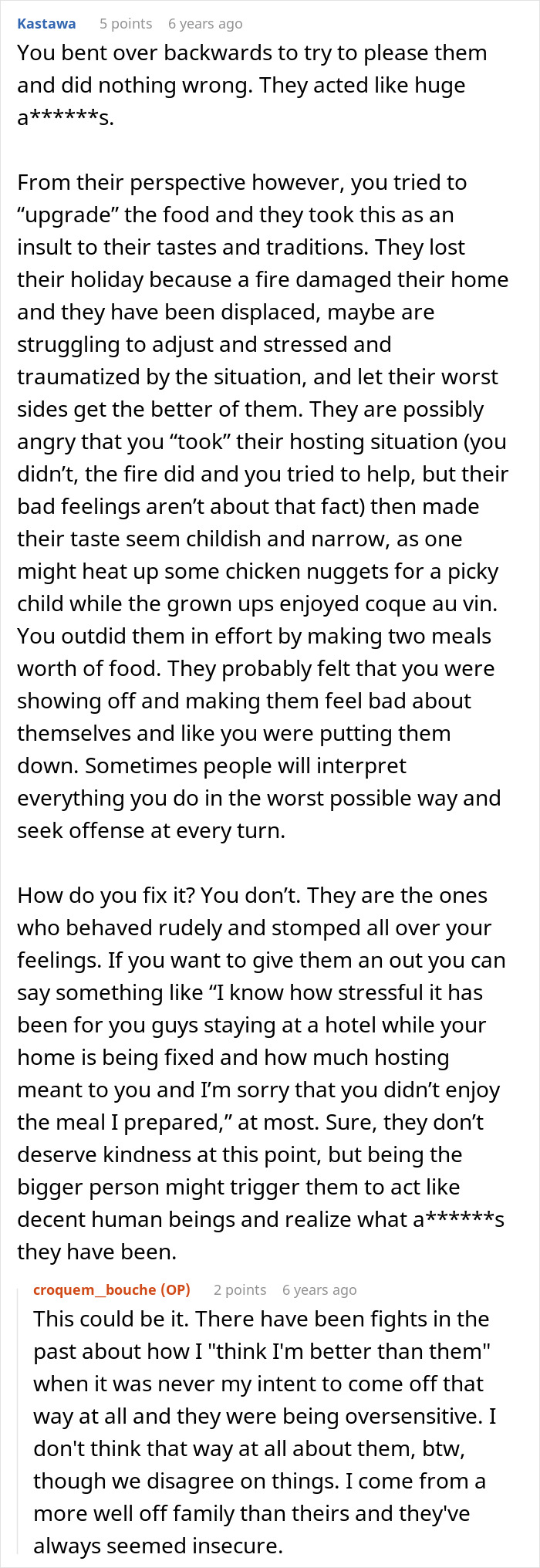 Advice on handling in-laws making fun of woman for Thanksgiving dinner and ruining the holiday atmosphere. Advice on handling in-laws making fun of woman for Thanksgiving dinner and ruining the holiday atmosphere.