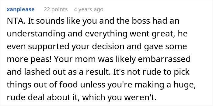 Man picks at his food during dinner with mom’s boss, feeling anxious about ruining the evening. Man picks at his food during dinner with mom’s boss, feeling anxious about ruining the evening.
