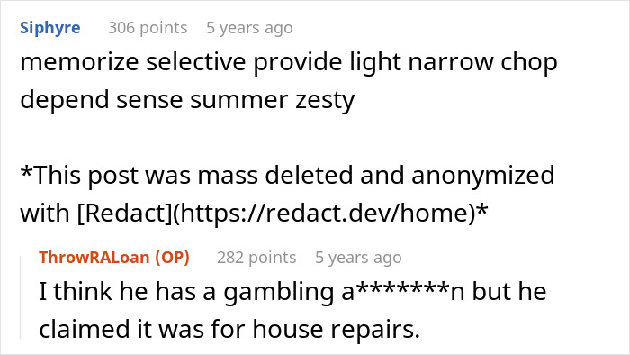 Screenshot of an online forum conversation discussing a fianc&eacute; threatening to take bride&rsquo;s brother to court.