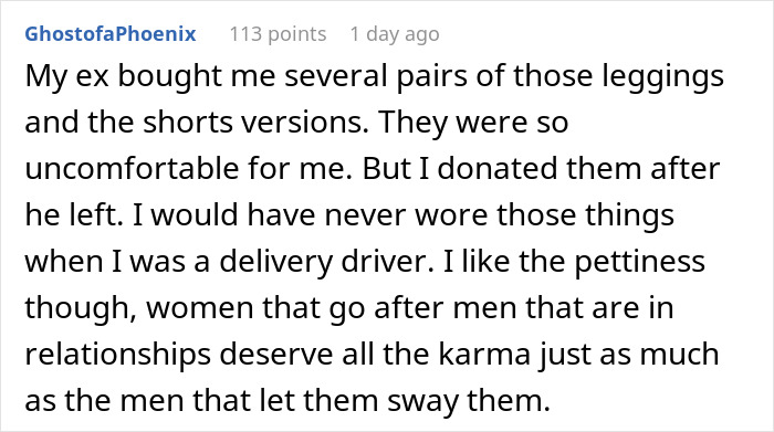 Screenshot of a Reddit comment discussing petty revenge on a husband’s coworker who tried to seduce him. Screenshot of a Reddit comment discussing petty revenge on a husband’s coworker who tried to seduce him.