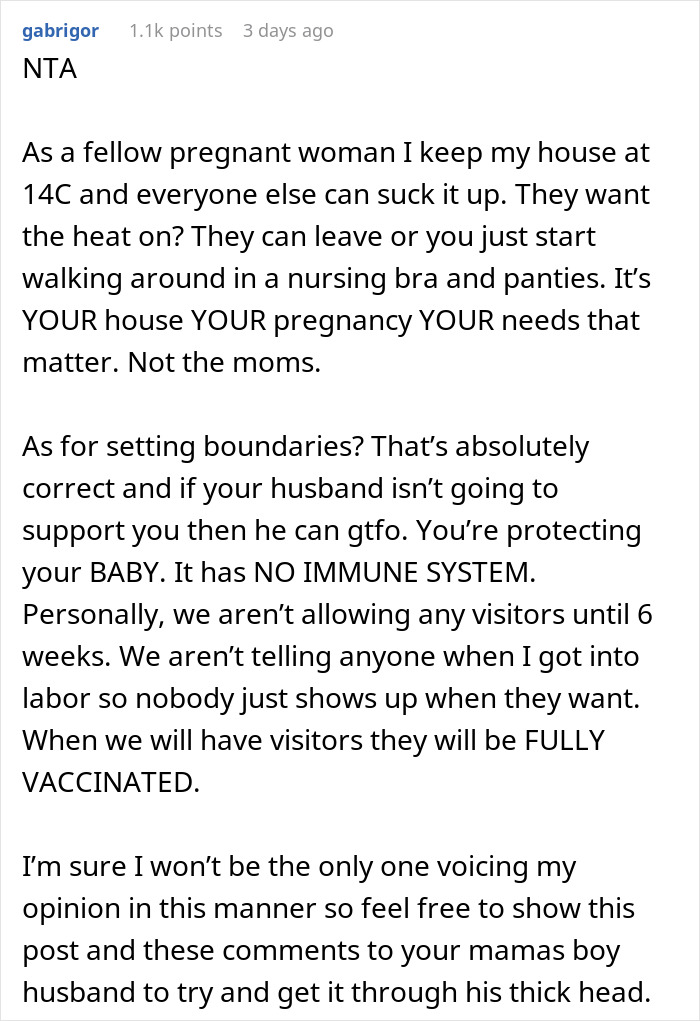 Pregnant woman setting boundaries and demanding respect from husband while protecting her baby and pregnancy needs.