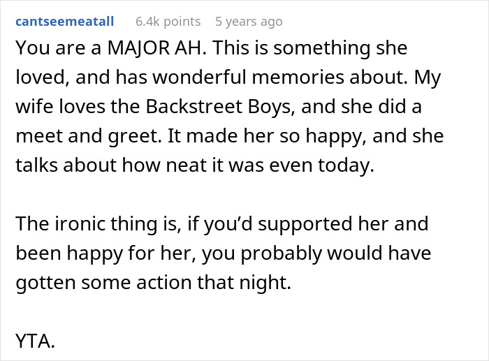 Comment criticizing a guy for mocking his girlfriend&rsquo;s K-pop fangirling and the backlash he faced.