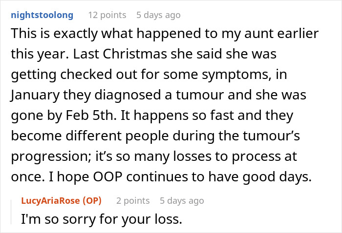 Reddit thread discussing woman&rsquo;s husband's obsession with pregnancy symptoms linked to a life-threatening condition diagnosis.