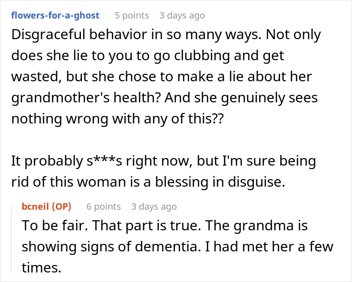 Man angrily confronts girlfriend after discovering she went clubbing secretly and lost his car.